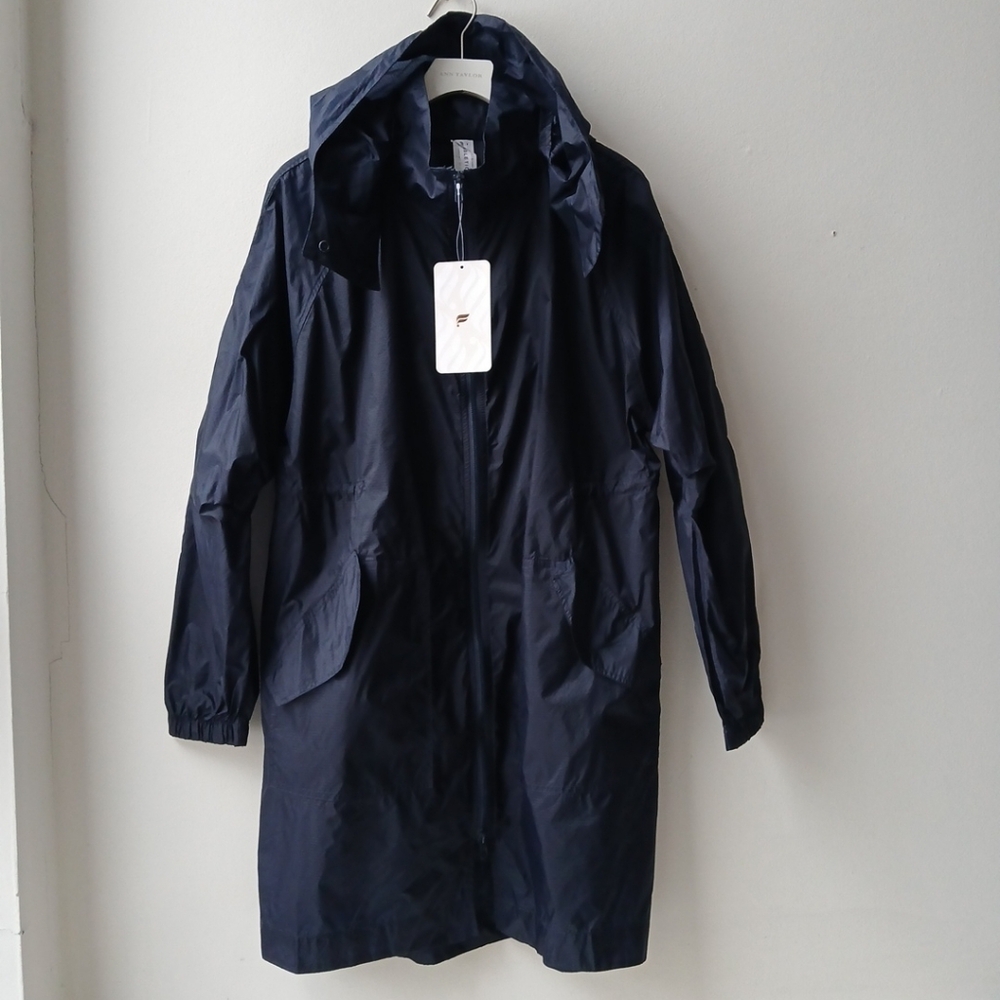 Fabletics Midi Jacket Navy Blue Women's Medium NWT